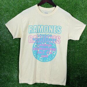 Ramones Light Yellow Graphic Tee